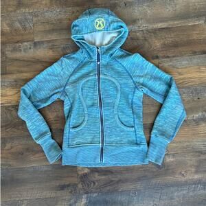 LULULEMON Spacedye Green & Blue Scuba Hoodie (S/6)